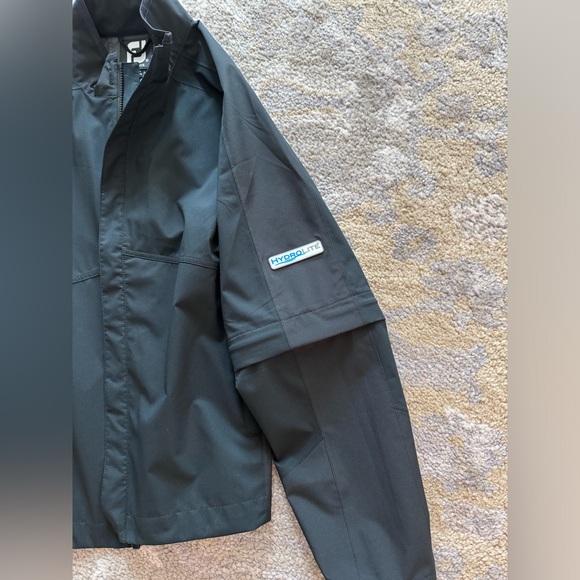 Foot Joy HydroLite Zip-Off Sleeves Rain Jacket - Picture 10 of 11